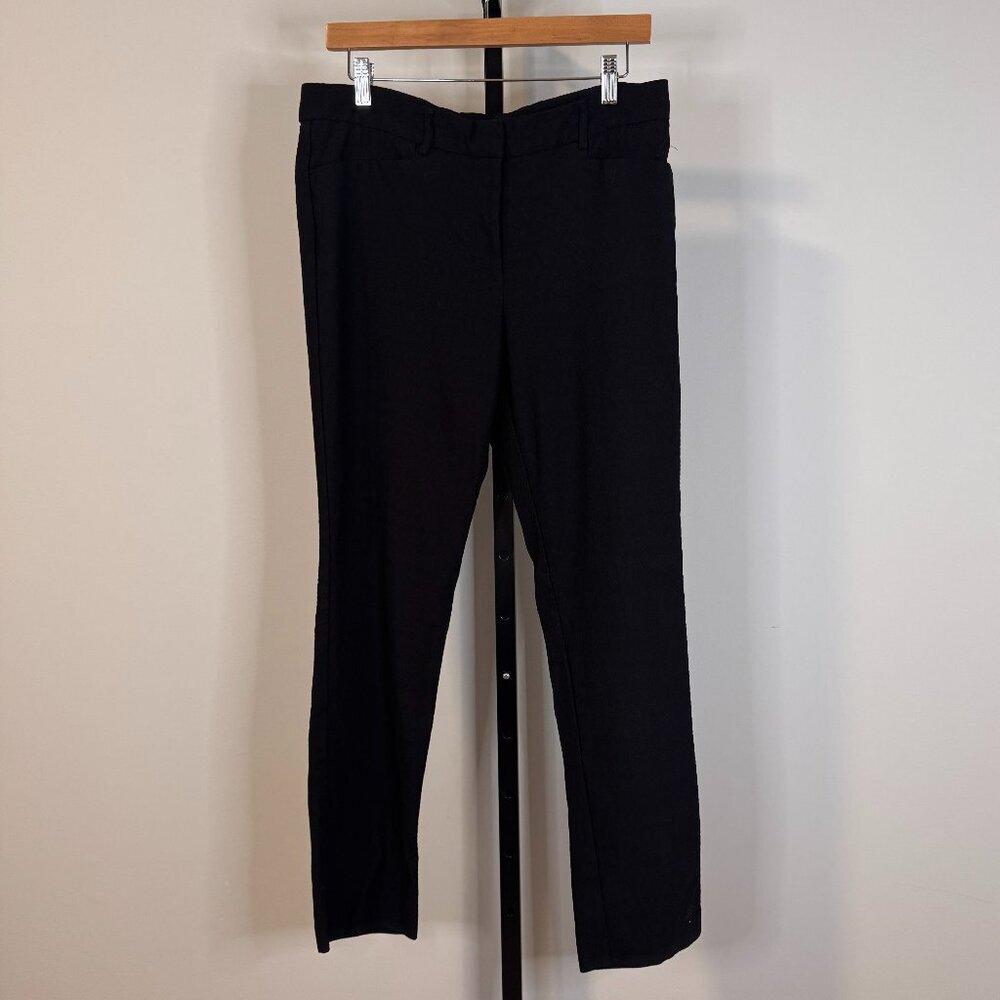 Mario Serrani Black Ankle Cropped Pants - Size 12